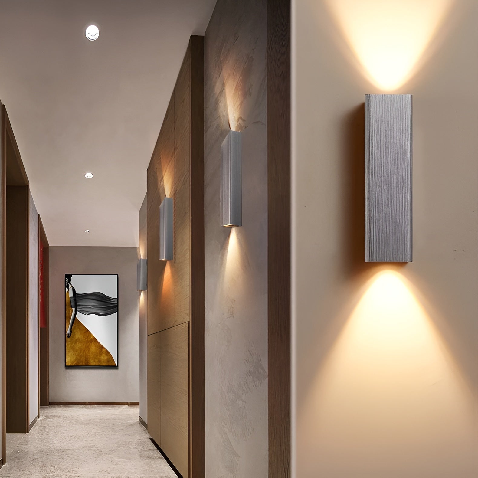 PureForm - Elegant Rectangular Wall Light