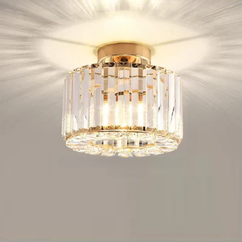 BrilliantGlo | Crystal Ceiling Light for Elegance