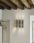 BrassLine - Elegant Wall Lamp with Glass Accents