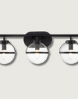 BrassLuxe | 3-Light Black Wall Sconce