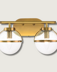 ClearBrass | 2-Light Wall Lamp