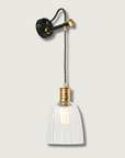 BrassLuxe | Black and Brass Wall Lamp