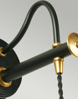 BrassLuxe | Black and Brass Wall Lamp