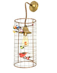 AviaryGlow | Birdcage Style Wall Lamp